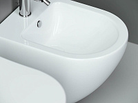 Ceramicanova Metropol Биде подвесное 37х49 см, c переливом, цвет: белый глянцевый CN4003