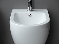 Ceramicanova Metropol Биде подвесное 37х49 см, c переливом, цвет: белый глянцевый CN4003