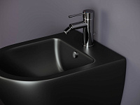 Ceramicanova Metropol Биде подвесное 37х49 см, c переливом, цвет: черный матовый CN4003MB