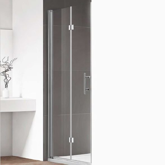 Cezares Eco Душевая дверь складная 80,5x195h см, стекло прозрачное 6 мм, цвет: хром ECO-O-BS-12-80-C-Cr