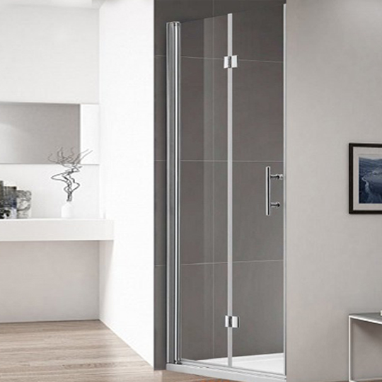 Cezares Eco Душевая дверь складная 90,5x195h см, стекло прозрачное 6 мм, цвет: хром ECO-O-BS-12-90-C-Cr