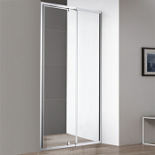Cezares Variante Душевая дверь распашная 90-100x195h см, стекло прозрачное 6 мм, цвет: хром VARIANTE-B-1-90/100-C-Cr