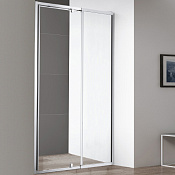 Cezares Variante Душевая дверь распашная 110-120x195h см, стекло прозрачное 6 мм, цвет: хром VARIANTE-B-1-110/120-C-Cr