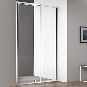Cezares Variante Душевая дверь распашная 120-130x195h см, стекло прозрачное 6 мм, цвет: хром VARIANTE-B-1-120/130-C-Cr