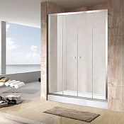 Cezares Anima Душевая дверь в нишу, 168хh195 см, цвет: хром глянцевый ANIMA-W-BF-2-170-P-Cr