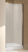 Cezares Eco Душевая дверь распашная 70,5x190h см, стекло рифленное 6 мм, цвет: хром ECO-O-B-1-70-P-Cr