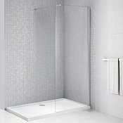 Cezares Liberta Душевая перегородка 90x195h см, прозрачное стекло 8 мм, цвет: хром LIBERTA-L-1-90-C-Cr