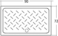 Поддон для душа RGW Ceramics CR-097 72х90х6 19170379-01