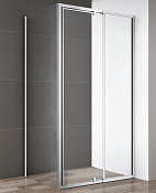 Cezares Variante Душевой уголок 100-110x80x195h см, стекло прозрачное 6 мм, цвет: хром VARIANTE-AH-1-100/110-80-C-Cr