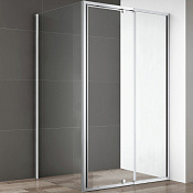 Cezares Variante Душевой уголок 110-120x100x195h см, стекло прозрачное 6 мм, цвет: хром VARIANTE-AH-1-110/120-100-C-Cr