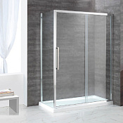 Cezares Lux-Soft Душевой уголок 122x90x200h см, стекло прозрачное 8 мм, цвет: хром LUX-SOFT-W-AH-1-120/90-C-Cr-IV