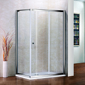 Cezares Pratico Душевой уголок, прямоугольный, 100х80хh185 см. PRATICO-AH-1-100/80-C-Cr