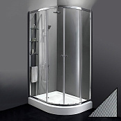 Cezares Anima Душевой уголок левый 120x100x200h см, стекло рифленное 6 мм, цвет: хром ANIMA-W-RH-2-120/100-P-Cr-L