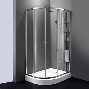 Cezares Anima Душевой уголок, прямоугольная-асим., 120х90хh200 см. ANIMA-W-RH-2-120/90-C-Cr-R