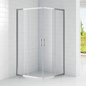 Cezares Eco Душевой уголок 90x90x190h см, стекло прозрачное 6 мм, цвет: хром ECO-O-A-2-90-C-Cr