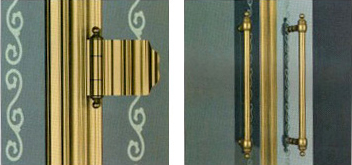 Душевой уголок Cezares Retro A P1 90 CP Br L RETRO-A-P-1-90-CP-Br-L