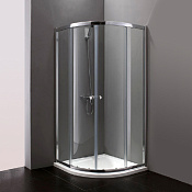 Cezares Anima Душевой уголок 90x90x200h см, стекло прозрачное 6 мм, цвет: хром ANIMA-W-R-2-90-C-Cr-IV