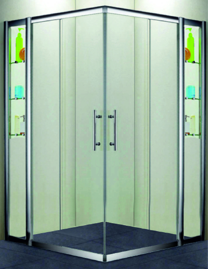 Душевой уголок RGW Hotel HO-312 120x120 см с полками 030631222-11