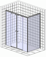 Душевой уголок RGW Classic CL-43 (1260-1310)x800 040943138-11