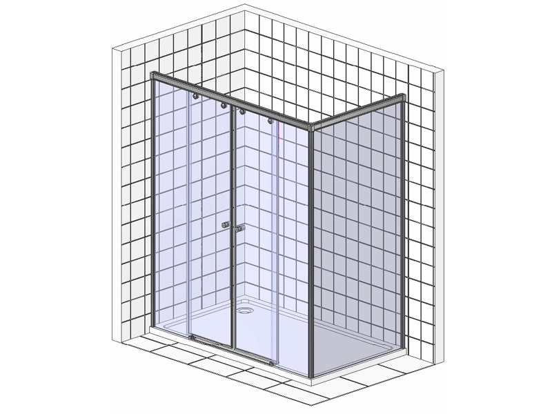 Душевой уголок RGW Classic CL-43 (1260-1310)x900 040943139-11