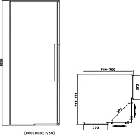 Душевой уголок RGW SV-31 80х80 32323188-11