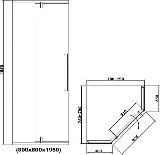 Душевой уголок RGW SV-81 80х80 32328188-11