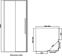 Душевой уголок RGW SV-31 90х90 32323199-11