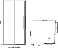 Душевой уголок RGW SV-31-B 100х100 32323100-14