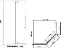 Душевой уголок RGW SV-81 100х100 32328100-11