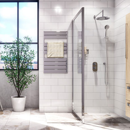 Душевой уголок Wasserkraft Berkel  100x80 см 48P17