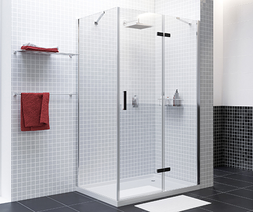 Душевой уголок Wasserkraft Aller 10H06RB black matt, 120x80 см 10H06RBLACK MATT