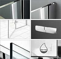 Душевой уголок Wasserkraft Aller  120x80 см 10H06R