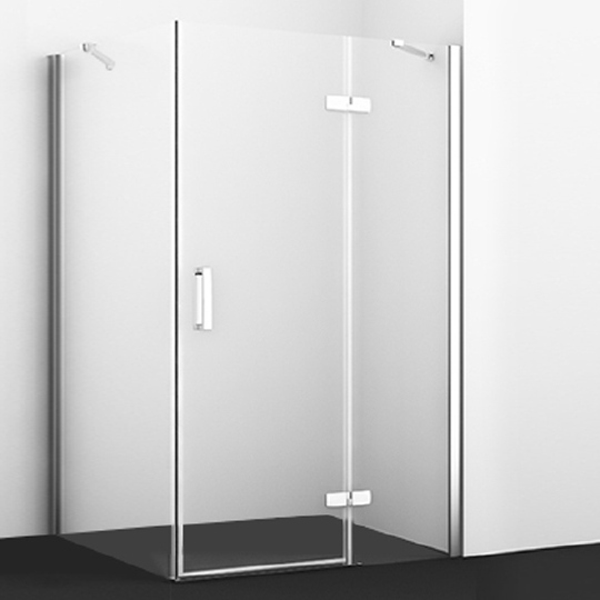 Wasserkraft Aller Душевой уголок 120х200h, профиль комбинир. покрытие, стекло прозр., цвет: хром 10H07R