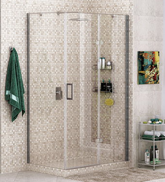 Wasserkraft Aller Душевой уголок 120х200h, профиль комбинир. покрытие, стекло прозр., цвет: хром 10H07R