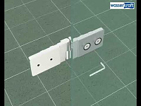 Wasserkraft Aller Душевой уголок 120х200h, профиль комбинир. покрытие, стекло прозр., цвет: хром 10H07R