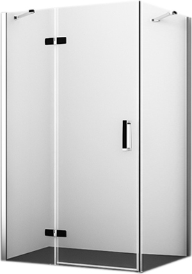 Душевой уголок Wasserkraft Aller 10H10LB black matt, 120x100 см 10H10LBLACK MATT