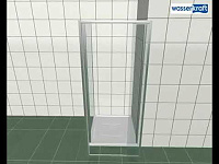 Душевой уголок Wasserkraft Berkel  120x100 см 48P10