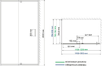 Душевой уголок Wasserkraft Berkel  120x80 см 48P06