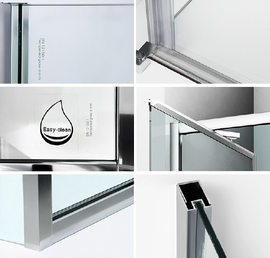 Душевой уголок Wasserkraft Salm  80x90 см 27I28