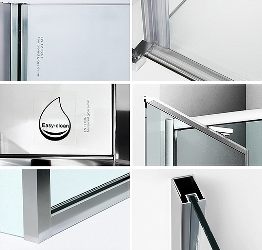 Душевой уголок Wasserkraft Salm  90x90 см 27I03