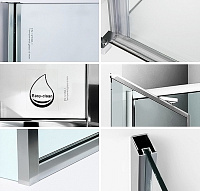 Душевой уголок Wasserkraft Salm  90x90 см 27I03