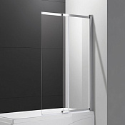 Cezares Slider Шторка на ванну 99x150h см, прозрачное стекло 5 мм, цвет: хром SLIDER-VF-11-100/150-C-Cr