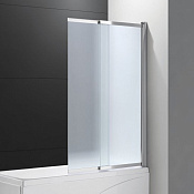 Cezares Slider Шторка на ванну 89x150h см, рифленное стекло 5 мм, цвет: хром SLIDER-VF-11-90/150-P-Cr