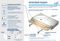 RGW Acryl Душевой поддон 90х90, акриловый, цвет белый 16180599-51-A