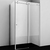 Wasserkraft Vils Обратная панель 90х200h, профиль хром глянцевый, стекло прозрачное 56R07-RP90