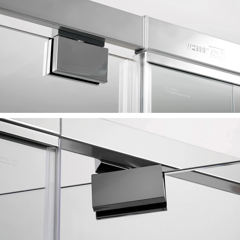 Wasserkraft Berkel Обратная панель 100х200h, профиль хром, стекло прозрачное 48P10-RP100