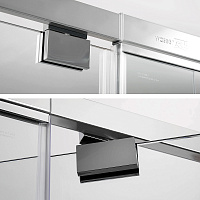 Wasserkraft Berkel Обратная панель 100х200h, профиль хром, стекло прозрачное 48P10-RP100