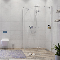 Wasserkraft Aller Душевой уголок 120х200h, профиль комбинир. покрытие, стекло прозр. 10H06RWHITE