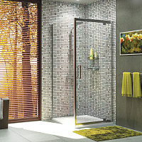 Wasserkraft Berkel Душевой уголок 80х200h, профиль хром, стекло прозрачное 48P29