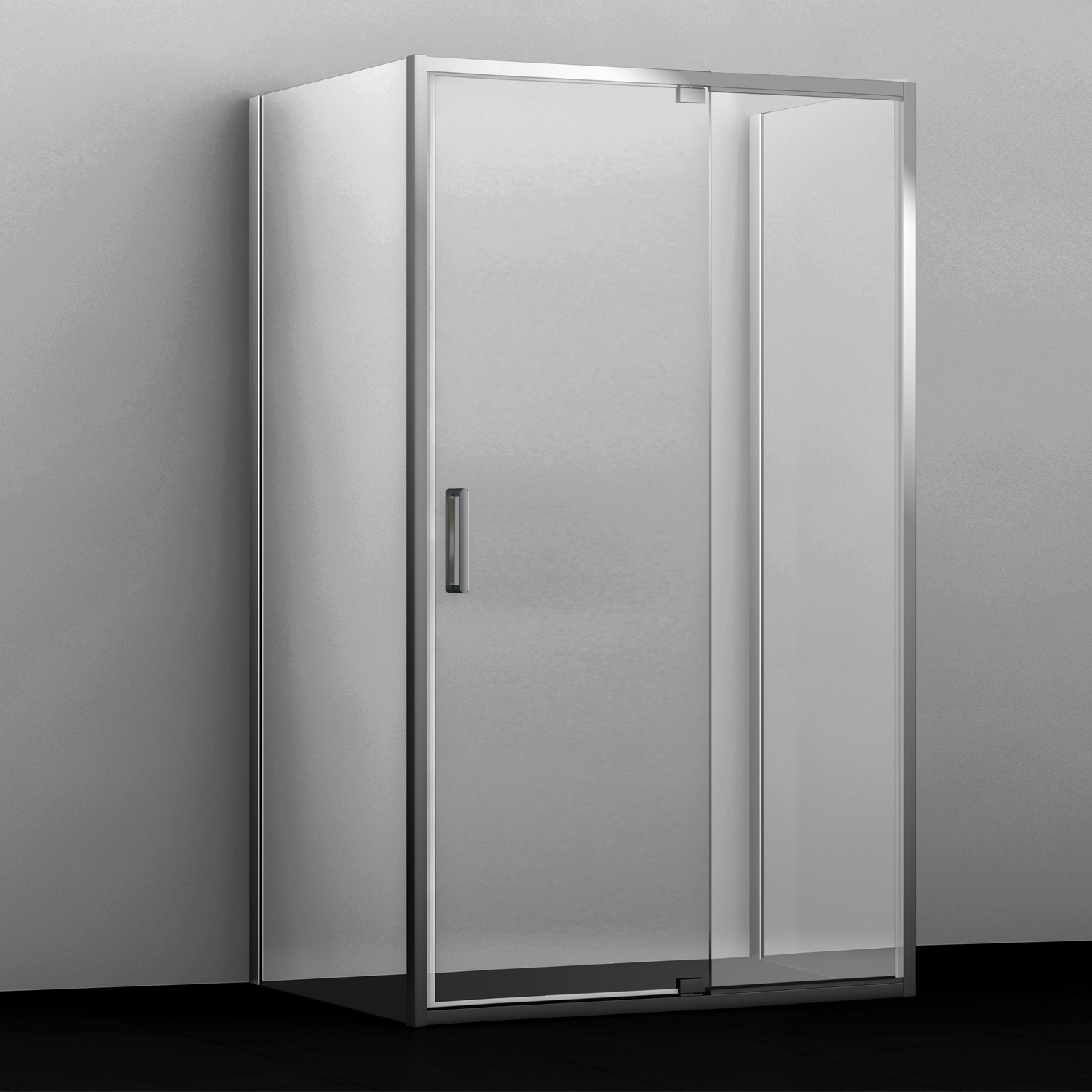 Wasserkraft Berkel Душевой уголок 120х200h, профиль хром, стекло прозрачное 48P25